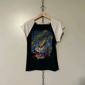 Vintage 1982 Peter  Gabriel Shock The Monkey Concert T-shirt